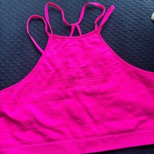 Victoria's Secret Hot Pink Strappy Bra